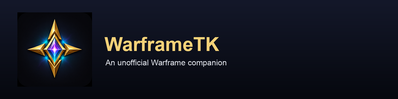 Warframe Toolkit — an unofficial Warframe companion